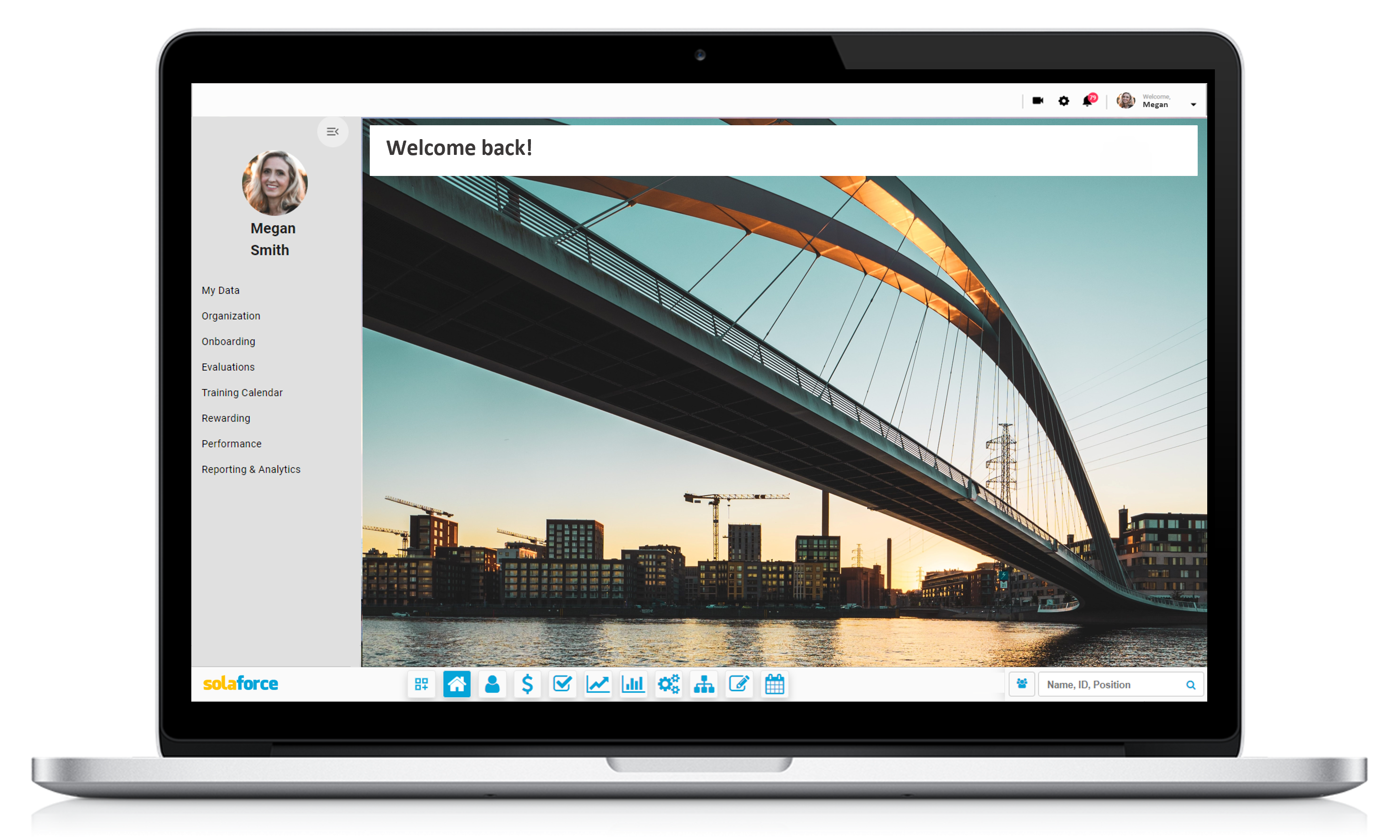 Solaforce HR-järjestelmä moderneilla toiminnallisuuksilla